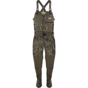 Drake Waterfowl Buckshot Eqwader 1600 ネオプレン Wader 3.0 8 Mossy Oak Shadow Grass Habitat レギュラー