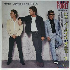 良盤屋◆LP◆ヒューイ・ルイス＆ザ・ニュース　 Huey Lewis And The News/Fore!/1986　◆Pop Rock◆P-4281