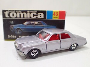 m2230 / 未使用 保管品 トミカ 日本製 No.43トヨタ センチュリー 黒箱 トミー TOMY TOMICA TOYOTA CENTURY 当時物 現状品