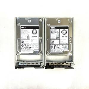 K6031862 DELL 600GB SAS 15K 2.5インチ HDD 2点【中古動作品】919