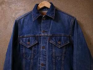 【ロング丈】70s LEVIS 70505 or 71205 リーバイス デニムジャケット/ビンテージ40s50s60s 3rd 557 558 559 ビッグE BIGE 506XX 507XX BIGE