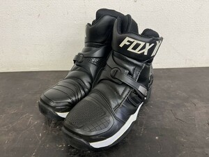 FOX bomber boots all round boots 42.5 26cm ディングシューズ ブラックホワイト アルパインスター ズ オフロードスニーカー