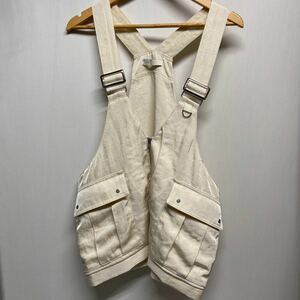 【ENOF イナフ】ベスト フリーサイズ アイボリー ナイロン twill bag vest 2402oki