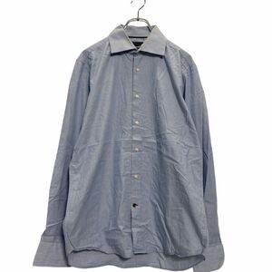 TOMMY HILFIGER 長袖 シャツ L位 ブルー トミーヒルフィガー コットン シャツ 古着卸 アメリカ仕入 a510-6202