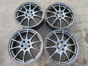 プリウス等　17×7JJ 5穴　PCD100　オフセット50　アルミホイール　訳あり　【A22】