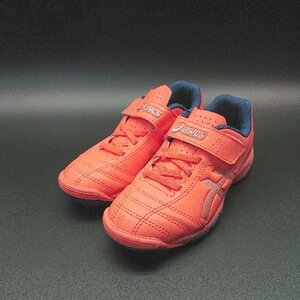 ◇ asics アシックス JUNIOLE 6 TF 1104A045 ローカット スニーカー サイズ17 オレンジ メンズ E