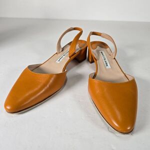 MANOLO BLAHNIK マノロブラニク レディース ミュール ブラウン 23cm No.45