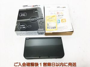 【1円】Newニンテンドー3DSLL 本体 セット メタリックブラック RED-001 任天堂 初期化/動作確認済 3DS LL J09-036tm/F3