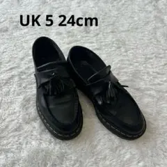 Dr. Martens ADRIAN ブラック ローファー　24cm UK5