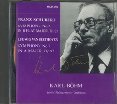 欧CD Karl BOHM Schubert:symphony No.2 MCD012 METEOR /00110