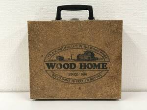 ★☆Z958 カセットテープ 収納ケース トランク WOOD HOME コルク製☆★