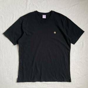 BROOKS BROTHERS Tシャツ XL 刺繍ロゴ ブラック 黒 ブルックスブラザーズ 刺繍ワンポイント