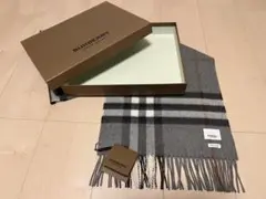 BURBERRY　バーバリー　マフラー　カシミア100%　タグ付き未使用品