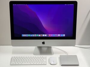 【中古】Apple iMac A1418　ワイヤレスキーボード、ワイヤレスマウス、DVDドライブ