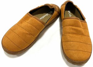 極美品 Columbia コロンビア STUMPIA MOC スタンピア モック キャメル ブラウン 茶系 24cm