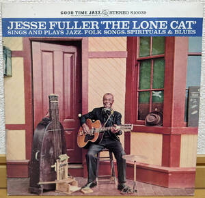 ジェシー・フラー【US盤 LP】JESSE FULLER The Lone Cat | Original Blues Classics OBC-526 S-10039 (戦前 PRE WAR YAZOO DOCUMENT P-VINE