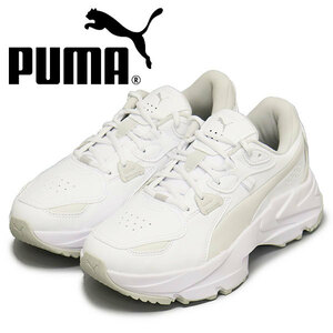 PUMA (プーマ) 394758 オーキッド LUX レディーススニーカー 01 ホワイト-セデートグレー PM233 23.5cm