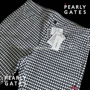 新入荷 本物 新品 41280197 PEARLY GATESパーリーゲイツ/7(サイズ3L)超人気 ストレッチアートピケパンツ 吸水速乾 通気性 千鳥柄