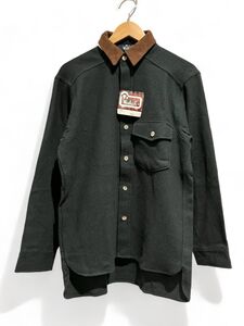 デッドストック 80-90s USA製 Woolrich ウールリッチ エルボーパッチ ウールシャツ Sサイズ Dead Stock