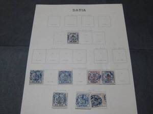 インド切手№15　DAITA　1899-1920年　SC#15-37の内　計8種