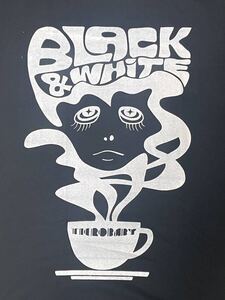 サイケ 　Black＆White Tシャツ　ブラックS 4.7oz