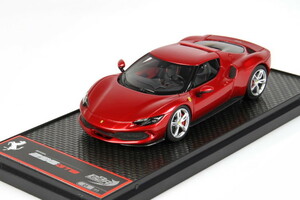 BBR 1/43 フェラーリ 296 GTB メタリックレッド 99台限定 BBR 1:43 Ferrari 296 GTB Metallic Red Imola BBRC264B2