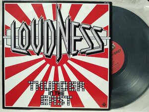 ★★LOUDNESS THUNDER IN THE EAST★和モノ ジャパネタ★ライナー付★アナログ盤★3581trp