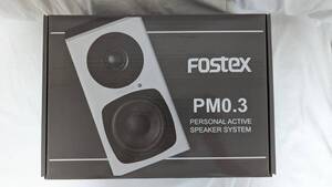 585 FOSTEX フォステクス PM0.3 ブラック パーソナル アクティブスピーカー スピーカー モニタースピーカー デスクトップスピーカー