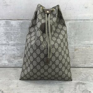 ＧＵＣＣＩ 巾着 ９７．１９．３０３ グッチ ＧＧ柄 ＰＶＣ オールド ヴィンテージ 鞄/232