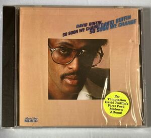 David Ruffin「So Soon We Change」US盤CD デヴィッド・ラフィン テンプテーションズ Soul ソウル R&B Collectors