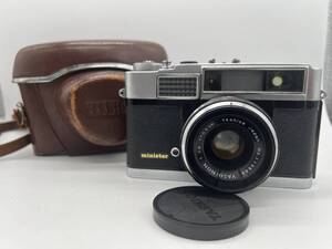 YASHICA ヤシカ minister 1:2.8 f4.5cｍ フィルムカメラ シャッター 巻き上げOK【2955】