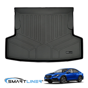 SMARTLINER 正規品 専用設計 オールウェザー リアカーゴプロテクター カーゴマット ラゲッジマット ロゴ付 スバル WRX/WRX STI VA系