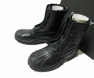 41 新品 定価76780円 nonnative ノンネイティブ NN-F4202 WORKER ZIP DUCK BOOTS ブーツ シューズ 黒