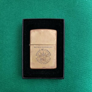 zippo　自由の女神　真鍮　ライター　中古　１