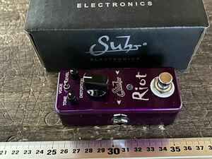 [GE]SUHR Riot MINI ハイゲインディストーションながらもセンシティブなタッチレスポンスを誇る Riot の省スペースタイプ！