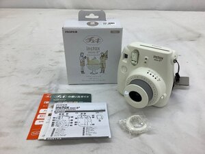 FUJIFILM チェキ/instax mini 8+/VANILLA フィルム無しのため動作未確認 中古品 ACB