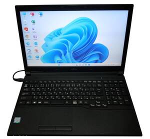 ★【驚速 FUJITSU A576/S i5-6300U 2.40GHz x4+8GB+SSD128GB 15.6インチノートPC】Win11+Office2021 Pro/HDMI/USB3.0■D112344