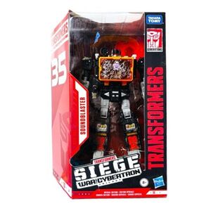 Transformers Siege Soundblaster Black Soundwave Cybertron USA Seller NEW FAST 海外 即決