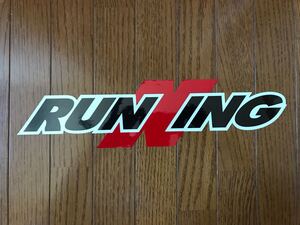 希少 ランニング RUNNINGフードステッカー