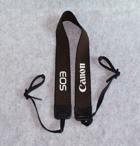 [is466]キャノン　カメラ　ストラップ 茶色　canon EOS camera strap