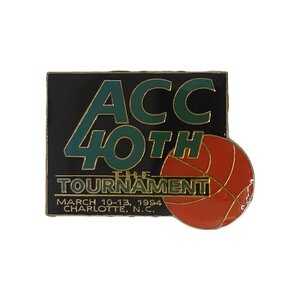 ACC THE TOURNAMENT バスケットボール ピンズ ピンバッチ ピンバッジ 留め具付き