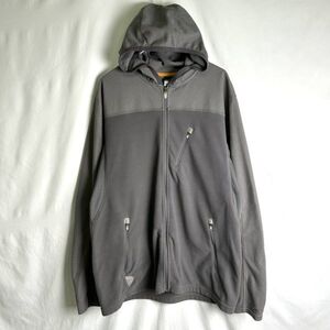 00s NIKE SPHERE THERMAL フリース ジップアップ パーカー L グレー テック ナイキ 古着 オールド ビンテージ