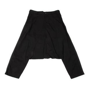 コムコム コムデギャルソンCOMME des GARCONS ウールサイドテープラインサルエルパンツ 黒M