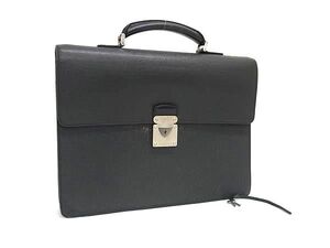 1円 ■美品■ LOUIS VUITTON ルイヴィトン M31092 タイガ ラギート ビジネスバッグ ブリーフケース アルドワーズ ブラック系 BI4742