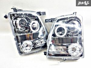 【ストア出品】新品 JUNYAN ジュンヤン MH21S MH22S ワゴンR ハロゲン ヘッドライト イカリング 左右 HU462-HL 棚2M21