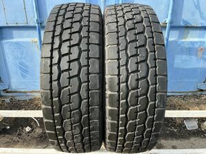 TBLT95 中古 265/60R22.5 143/140J TOYO M636 トーヨー 夏タイヤ サマータイヤ ミックス MIX SNOW バリ溝 大型 トラック 2本セット