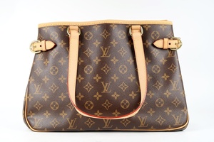 【超美品】LOUIS VUITTON ヴィトン バティニョール オリゾンタル モノグラム ハンド トートバッグ【MO3】