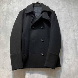 ATTACHMENT heavy melton pea coatヘビーメルトンピーコート ブラック サイズ1 アタッチメント