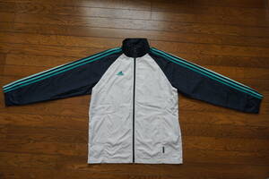 ◇　adidas　CLIMAPROOF　アディダス　◇　裏地メッシュ　ジャケット　　ウィンドブレイカー　◇　size M