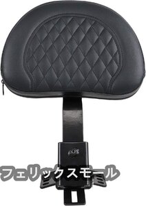 オートバイ ドライバー バックレスト シーシーバー リア シーシーバー 背もたれ ハーレー バックレスト 調整可能 プラグイン カスタム